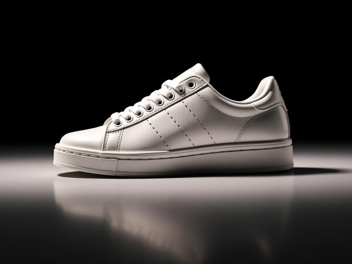 After: pristine clean sneaker
